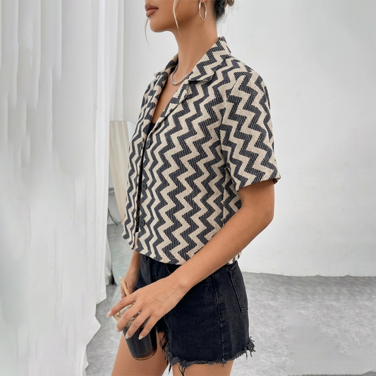 Blusa Casual Camisera Mujer Corte Suelto Ideal para Verano