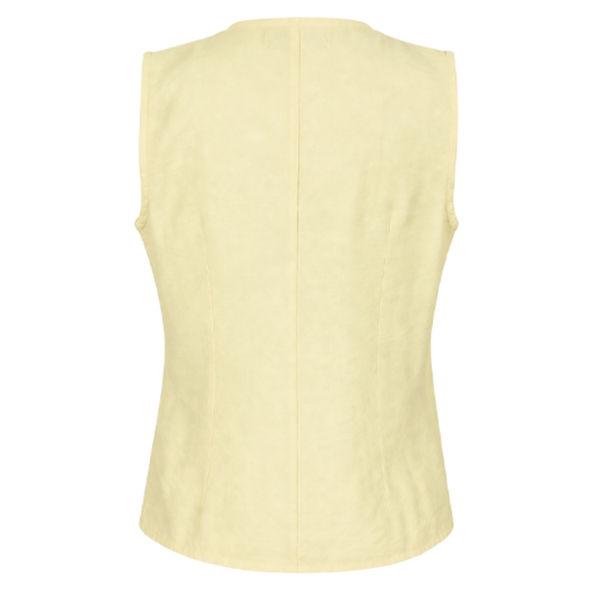 Blusa Amarilla Mujer Escote Cruzado Ajuste de Lazo Estiliza Figura