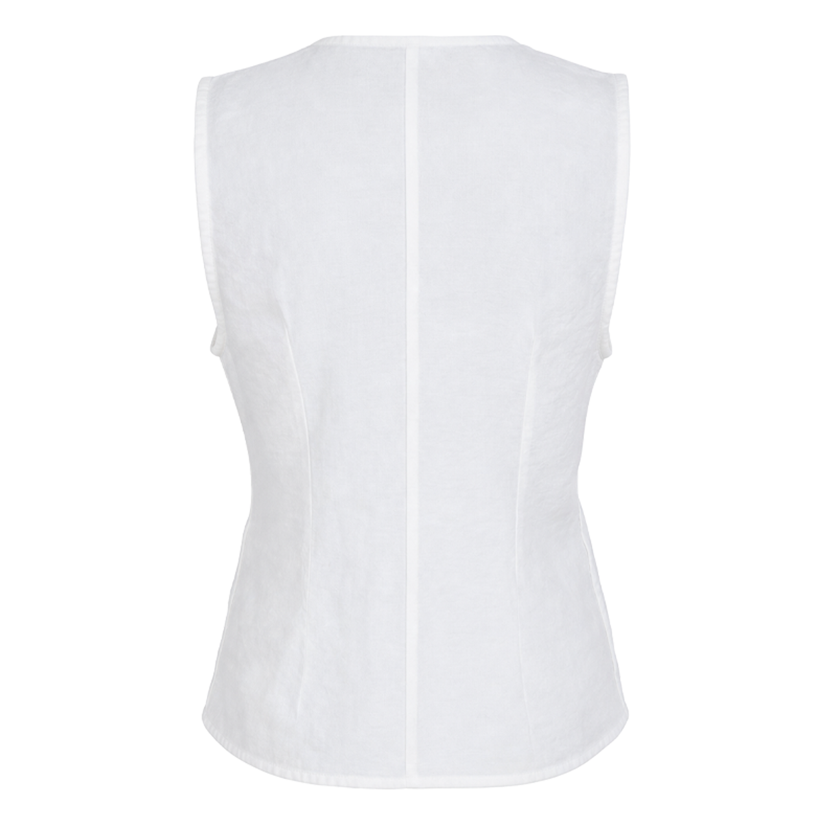 Blusa sin mangas con escote en V y lazo lateral