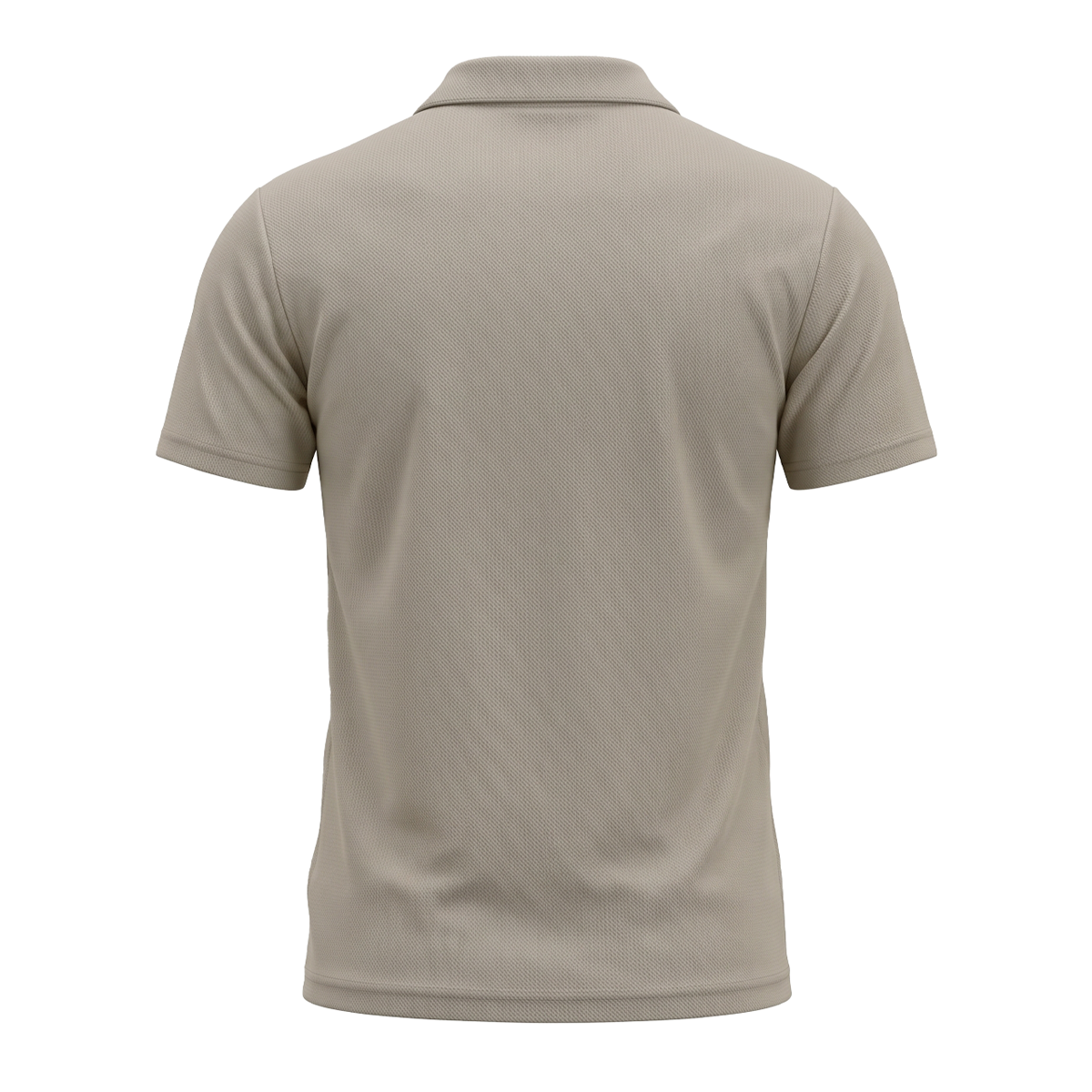 Polo de punto acanalado sin botones para hombre