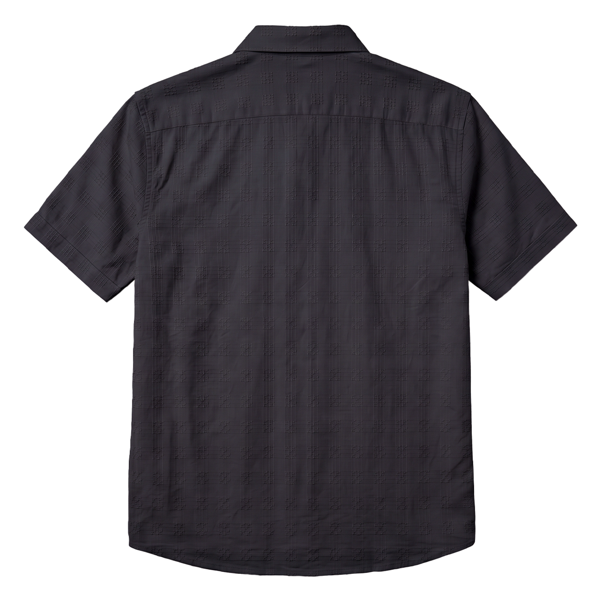Camisa de manga corta con estampado tonal para hombre