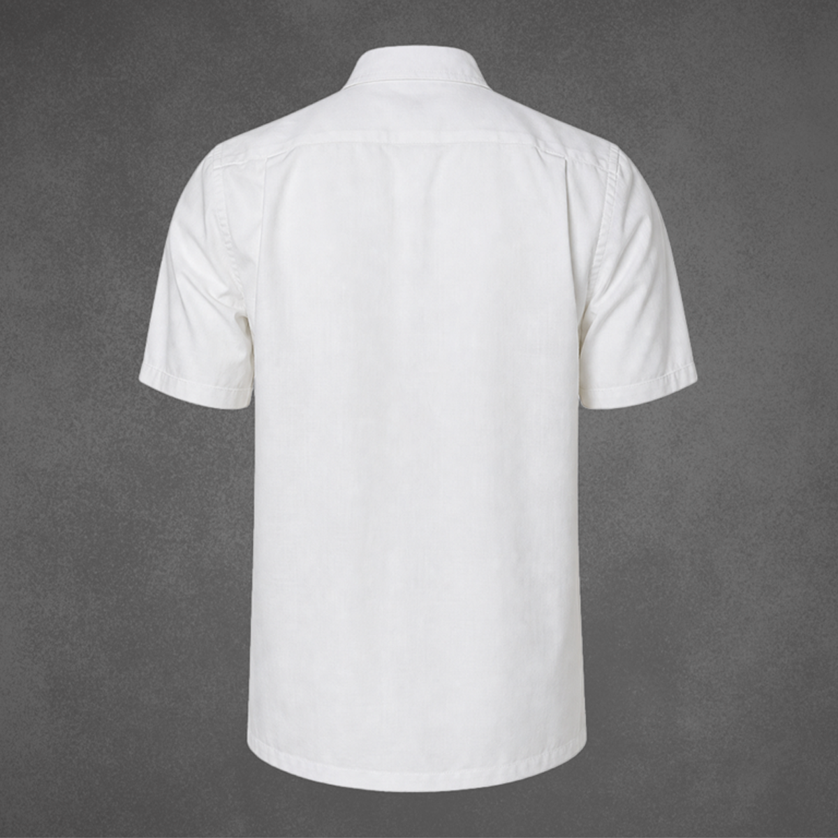 Guayabera Blanca Hombre con Bolsa y Alforzas Diseño Tradicional