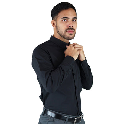 Men's Slim Fit Casual Long Sleeve Dress Shirt