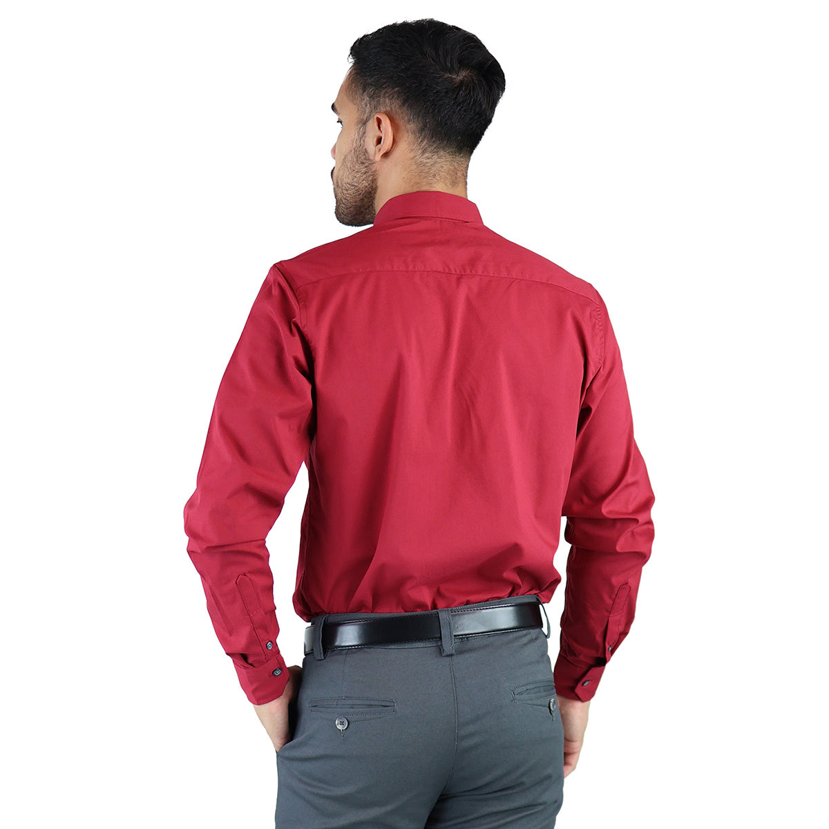 Men's Slim Fit Casual Long Sleeve Dress Shirt