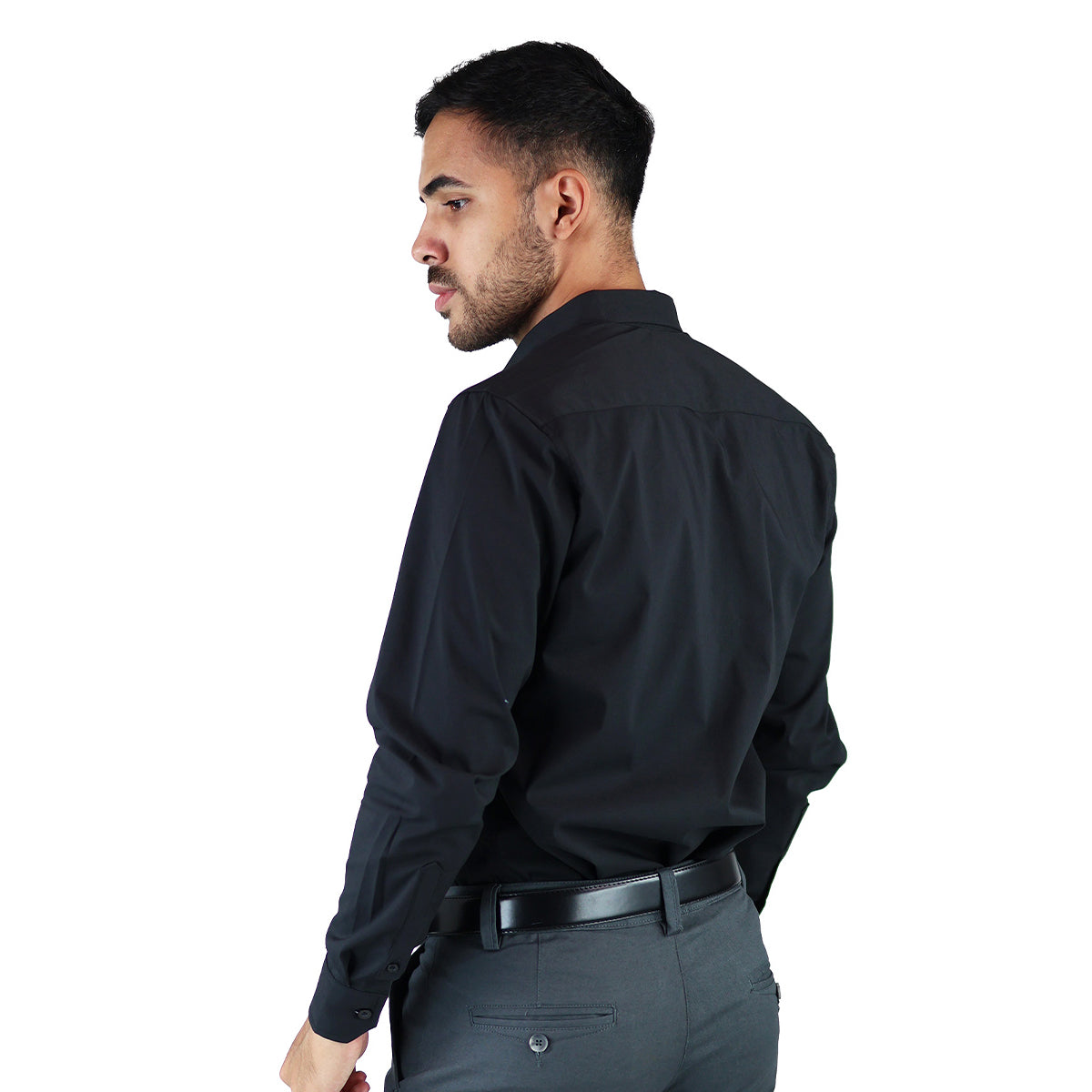 Men's Slim Fit Casual Long Sleeve Dress Shirt
