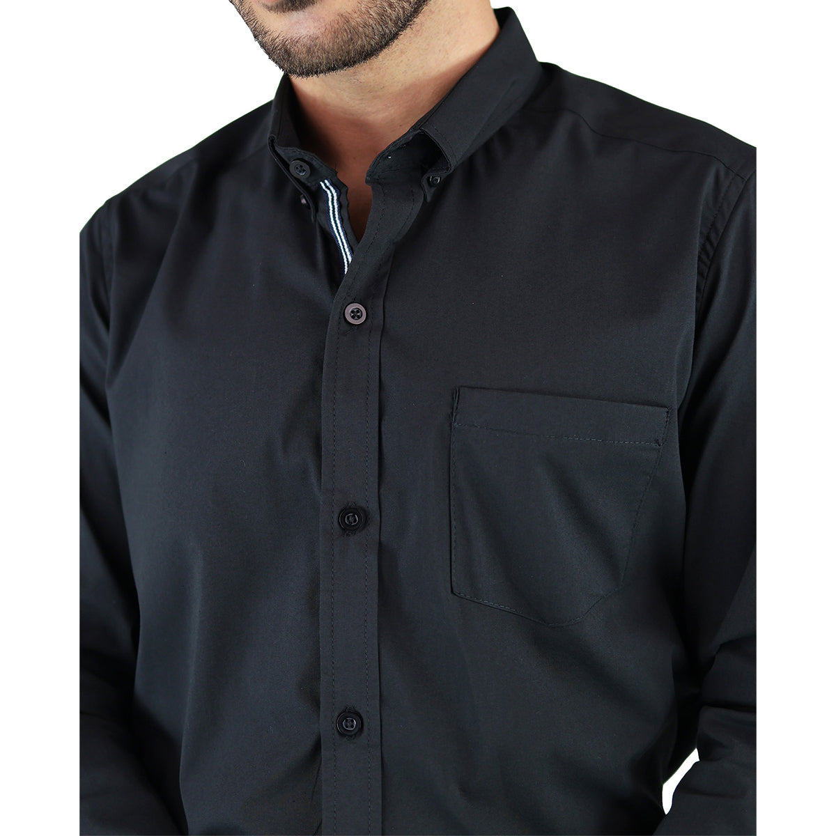 Men's Slim Fit Casual Long Sleeve Dress Shirt