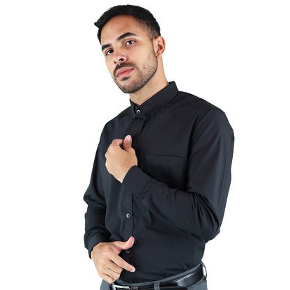 Men's Slim Fit Casual Long Sleeve Dress Shirt
