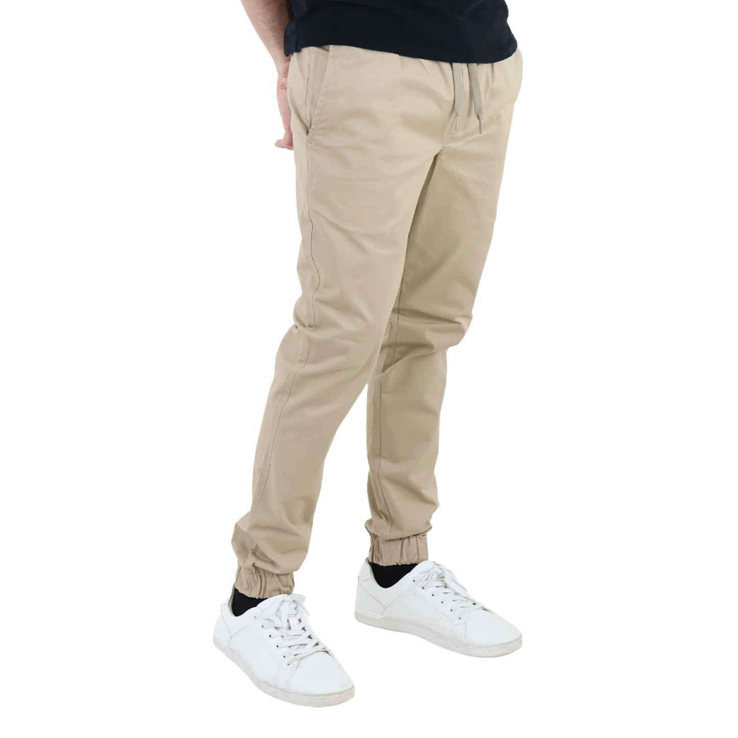 Pantalón Jogger Casual Para Caballero Con Bolsas Y Cordón Ajustable
