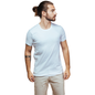 Playera Blanca Básica Muscle Fit de Algodón Cuello Redondo Caballero