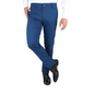 Pantalón Chino Color Azul Plúmbago Slim Fit De Algodón Para Hombre