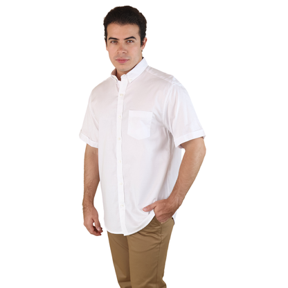 Camisa de Vestir Casual Uniforme Manga para Hombre