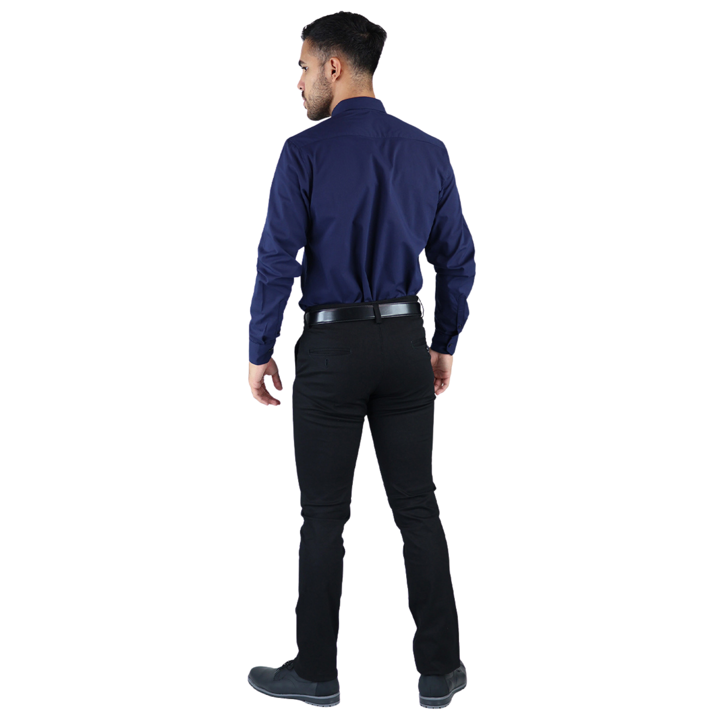 Camisa Manga Larga De Vestir Para Hombre Slim Fit Estilo Casual