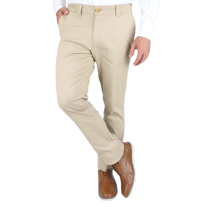 Men's Cotton Chino Pants in Khaki
