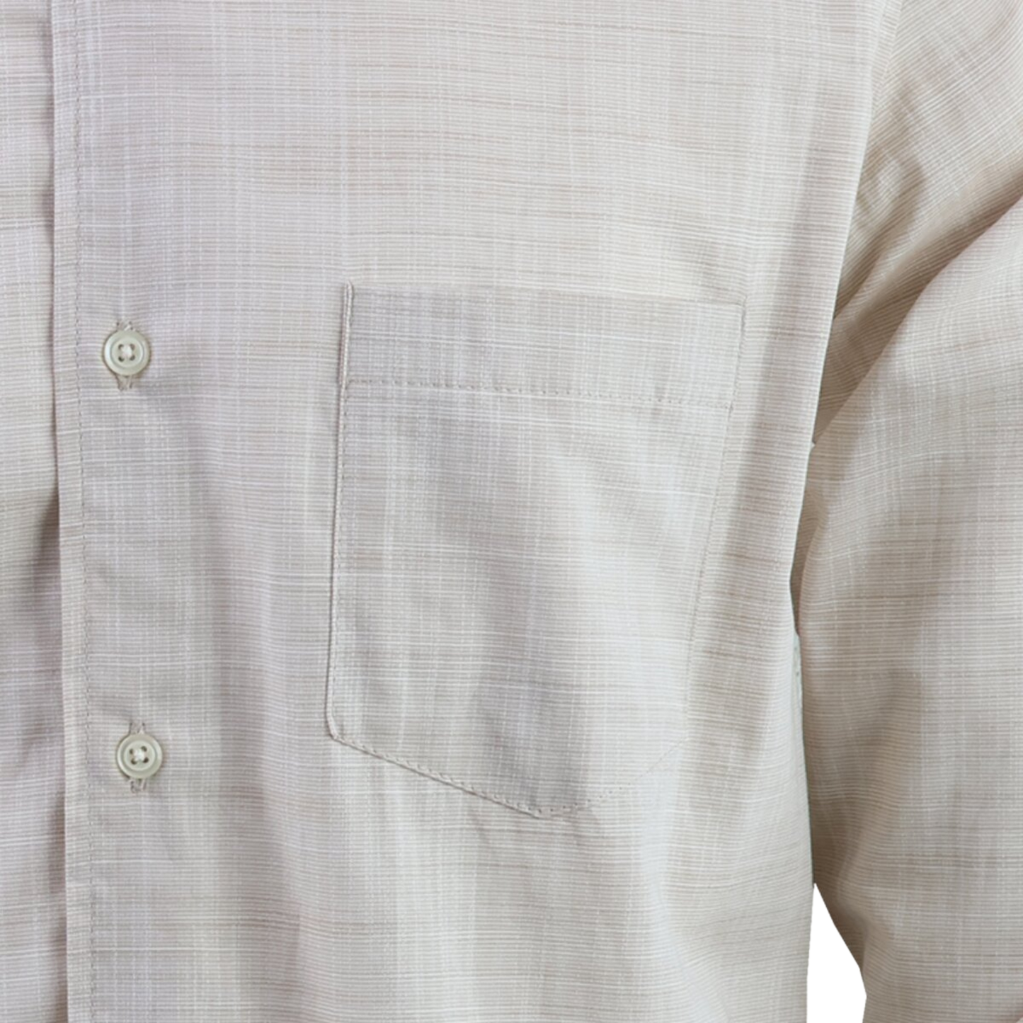 Camisa Slim Fit Manga Larga Color Caqui Para Hombre