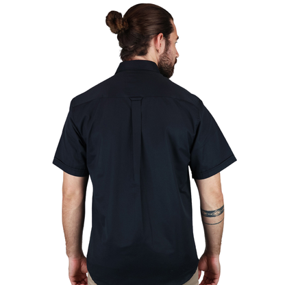Camisa Manga Corta Corte Regular Con Textura Para Hombre