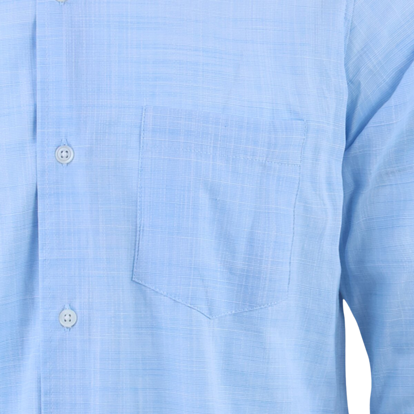 Men's Slim Fit Long Sleeve Linen Texture Marled Blue Shirt