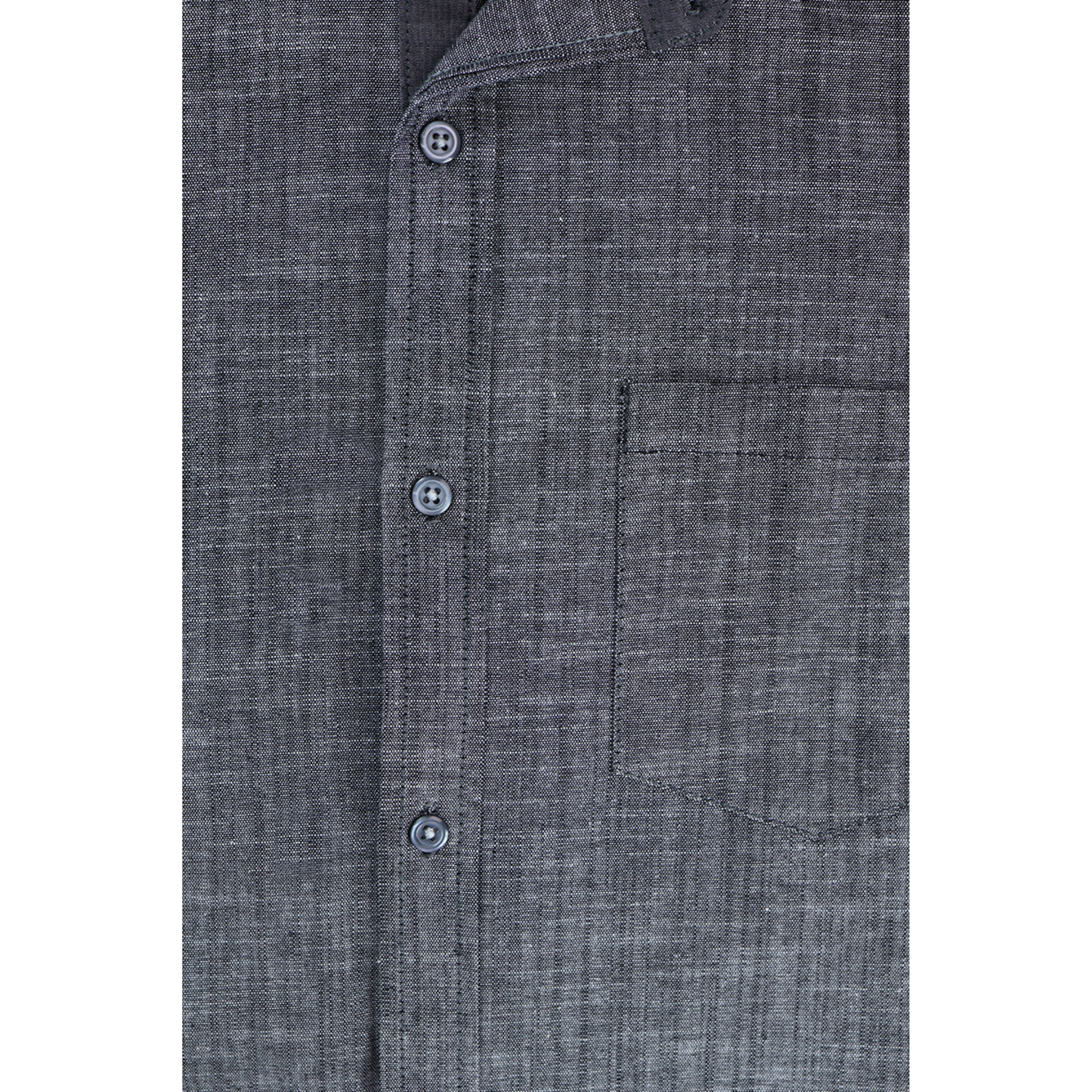 Camisa Manga Corta Look De Lino Cuello Mao Para Hombre