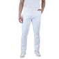 Pantalón Blanco Slim Fit De Gabardina De Algodón Para Caballero