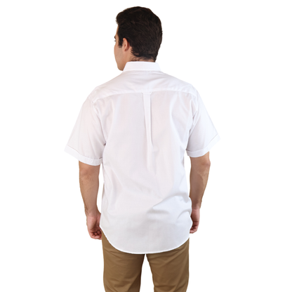 Camisa de Vestir Casual Uniforme Manga para Hombre