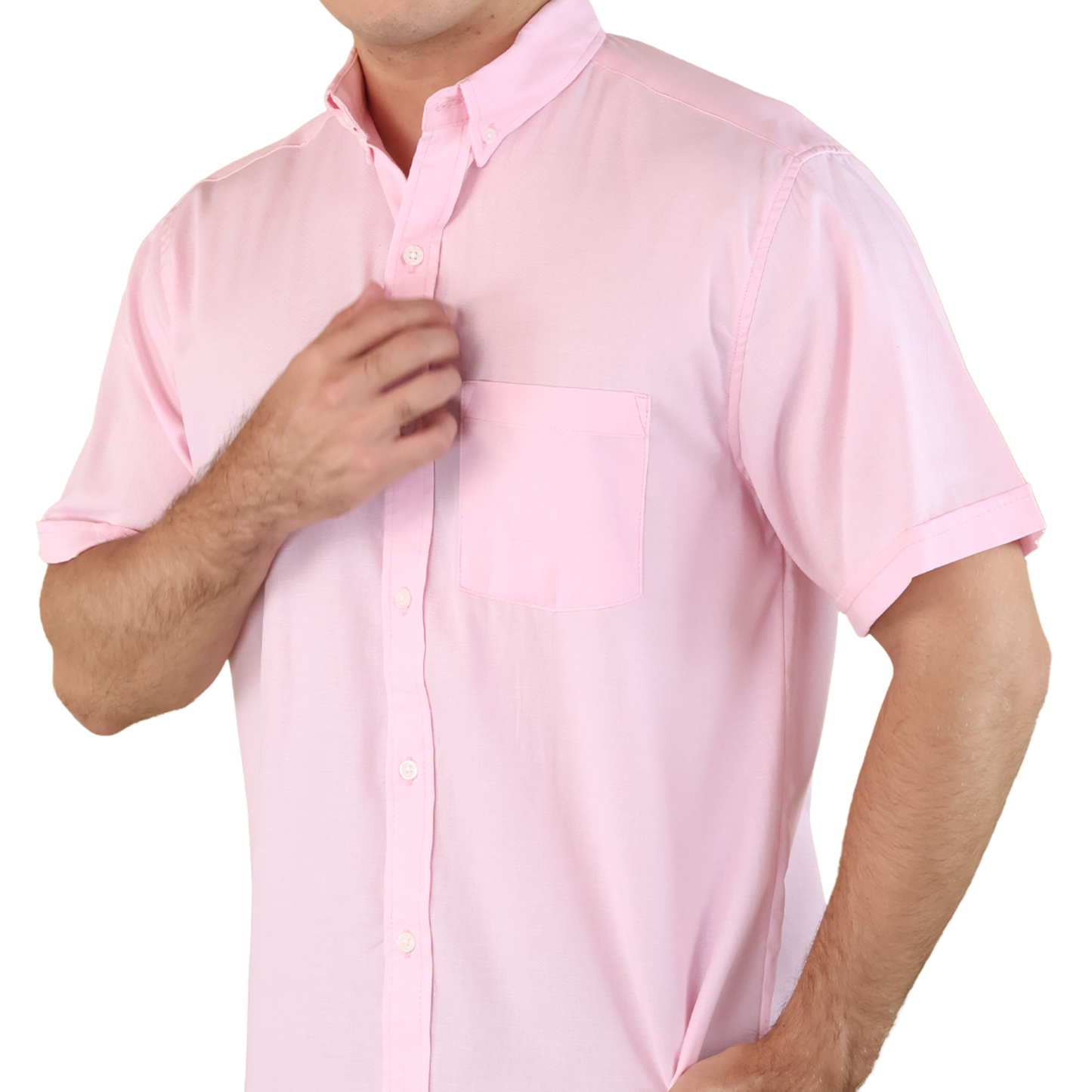 Camisa de Vestir Casual Uniforme Manga para Hombre