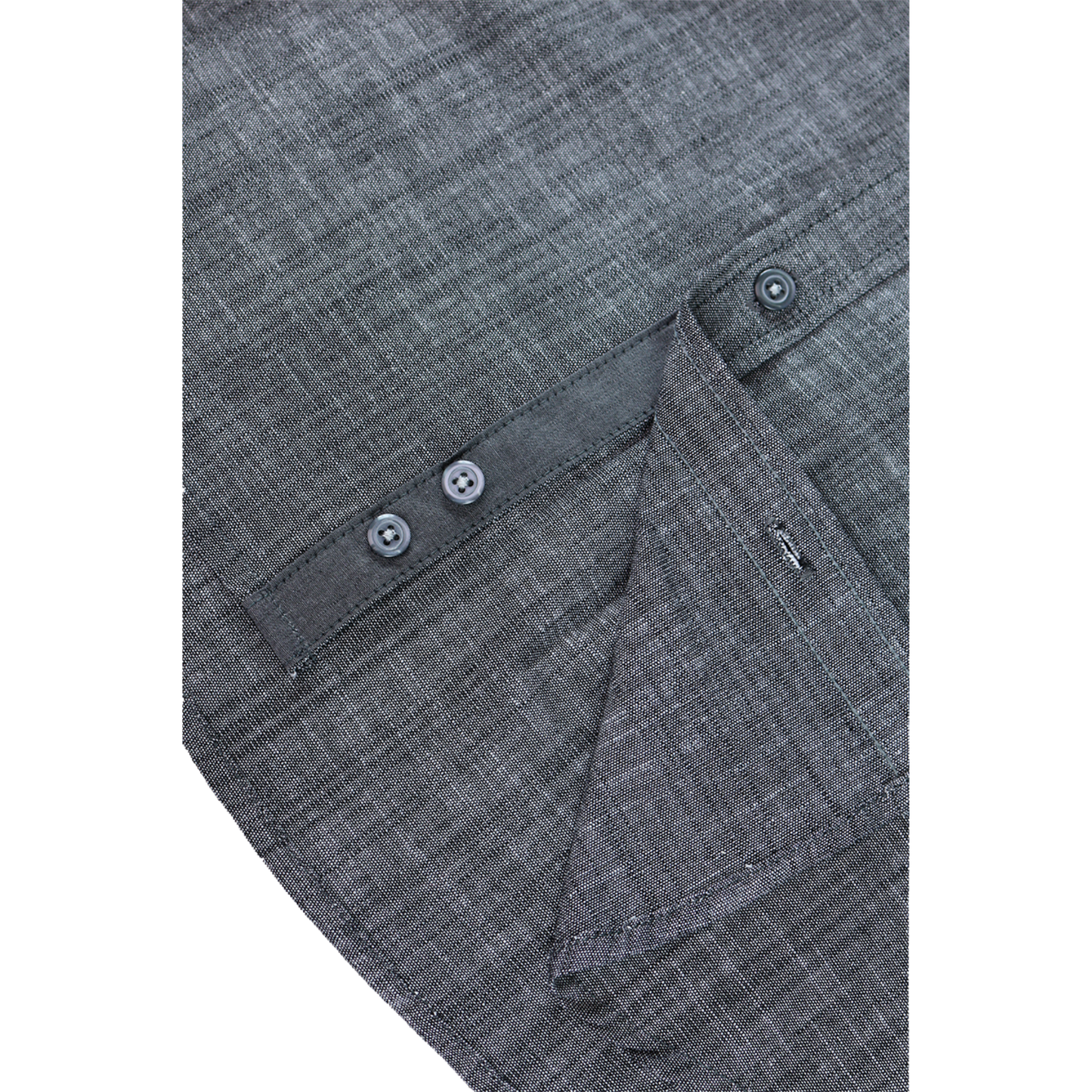 Camisa Manga Corta Look De Lino Cuello Mao Para Hombre