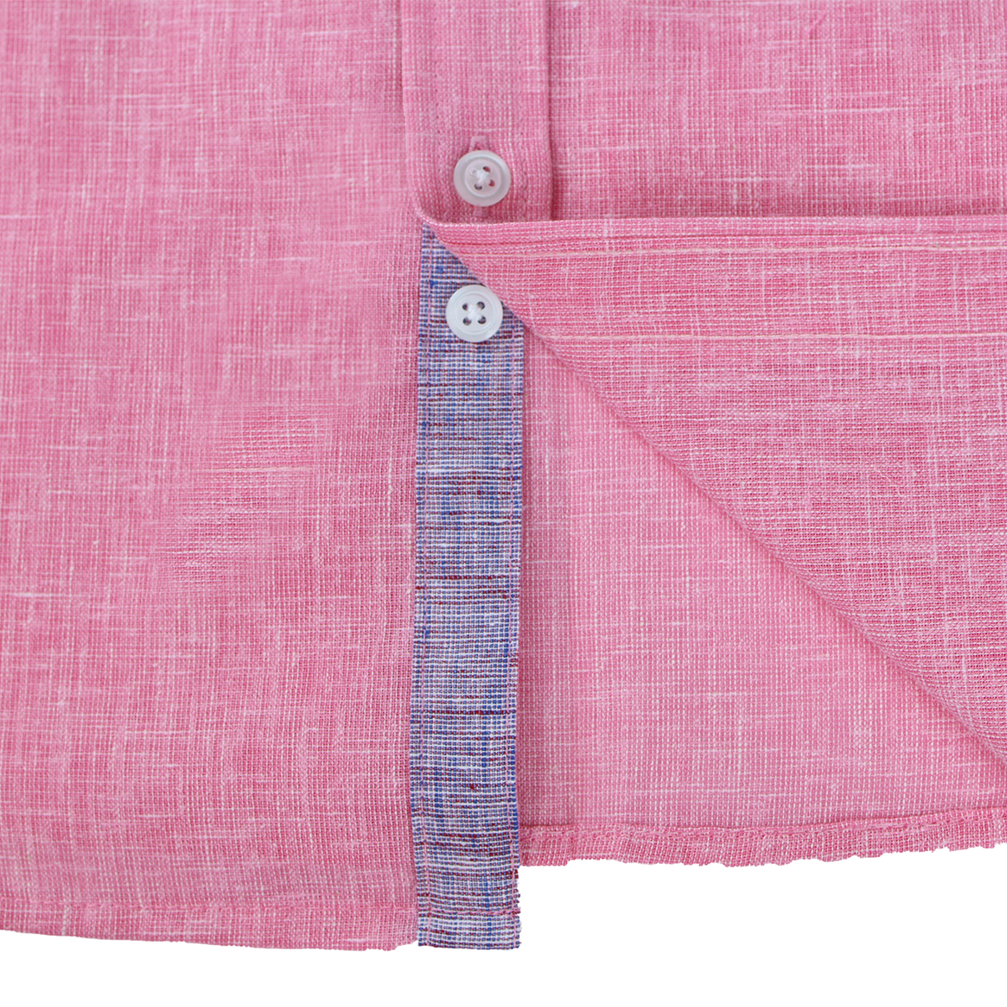 Camisa Manga Corta Look De Lino Cuello Mao Para Hombre