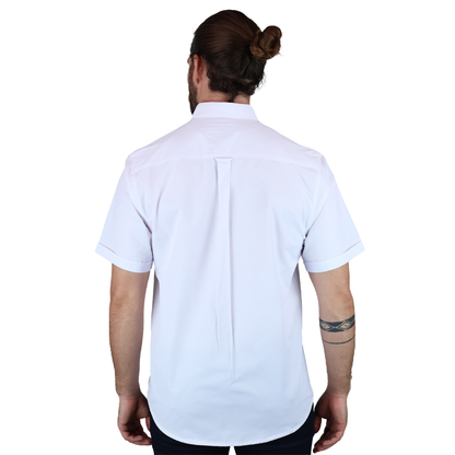 Camisa Manga Corta Corte Regular Con Textura Para Hombre