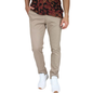 Pantalón de Vestir Stretch Color Caki Slim Fit Para Hombre