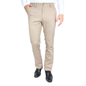 Men's Khaki Regular Stretch Cotton Pants