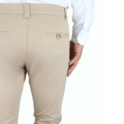 Men's Cotton Chino Pants in Khaki