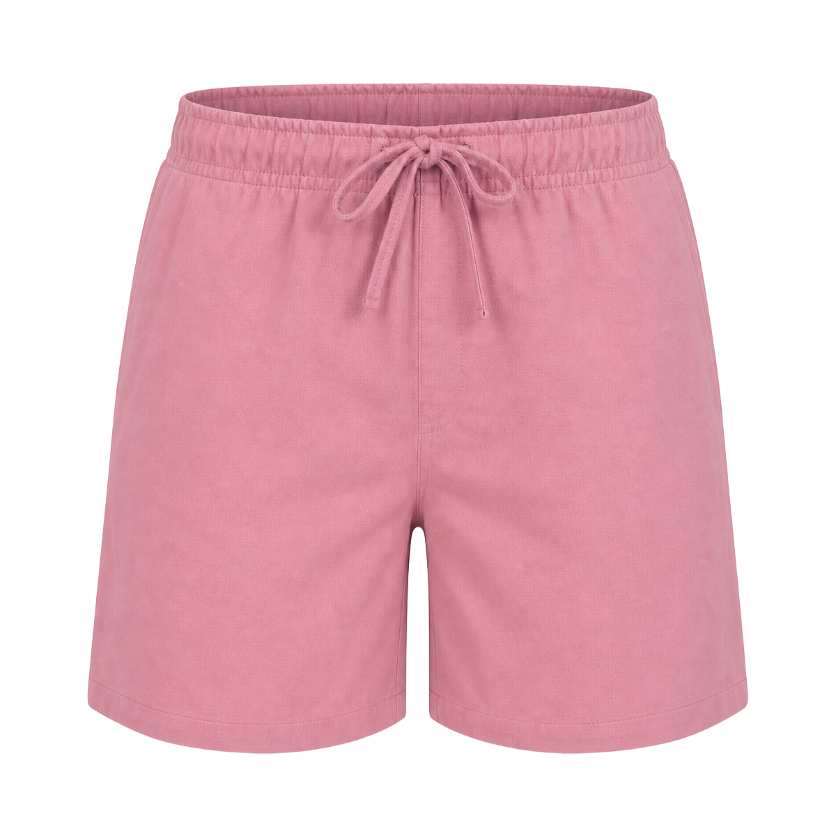 Short Palo de Rosa Hombre Cómodo con Cordón Ajustable y Cintura Elástica