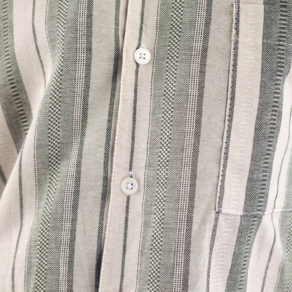 Camisa de verano manga corta con rayas verticales
