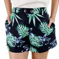 Short Corto Dama Estampado Ajuste Trasero Tela Ligera Verano