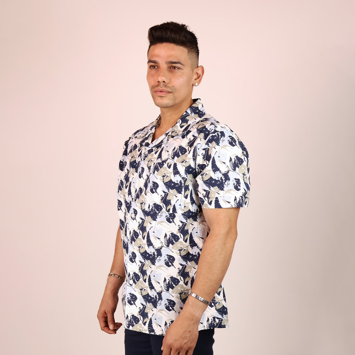 Men's Short Sleeve Tropical Summer Style Resort Collar Shirt