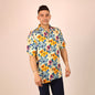 Men's Tropical Short Sleeve Relaxed Fit Modern Shirt