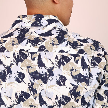 Men's Short Sleeve Tropical Summer Style Resort Collar Shirt