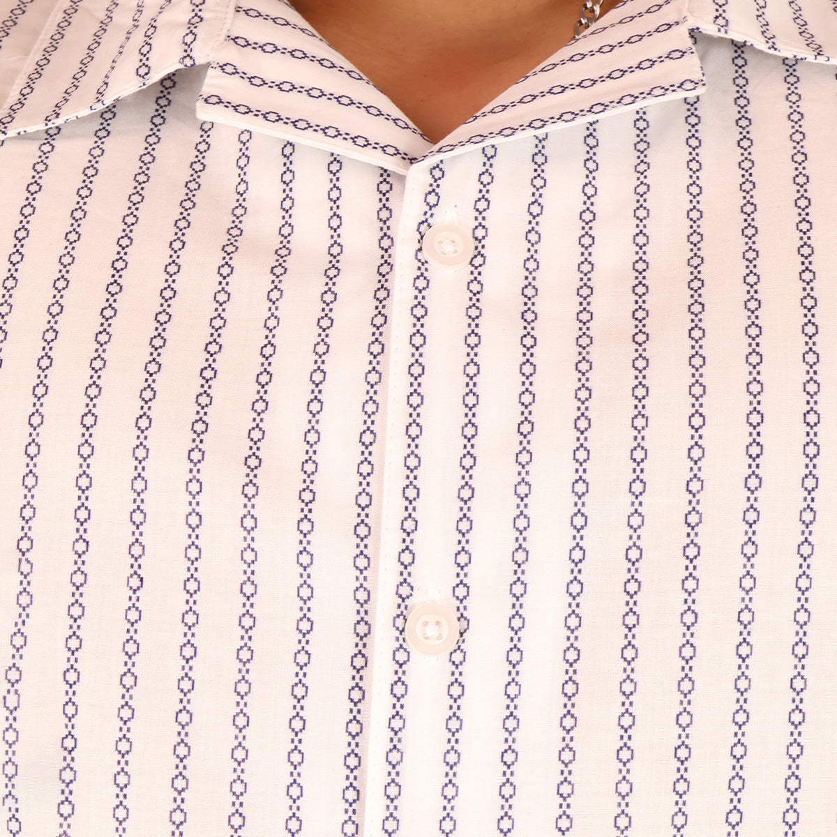 Camisa Estampado Moderno Hombre Corte Loose Fit Cómoda Cuello Resort
