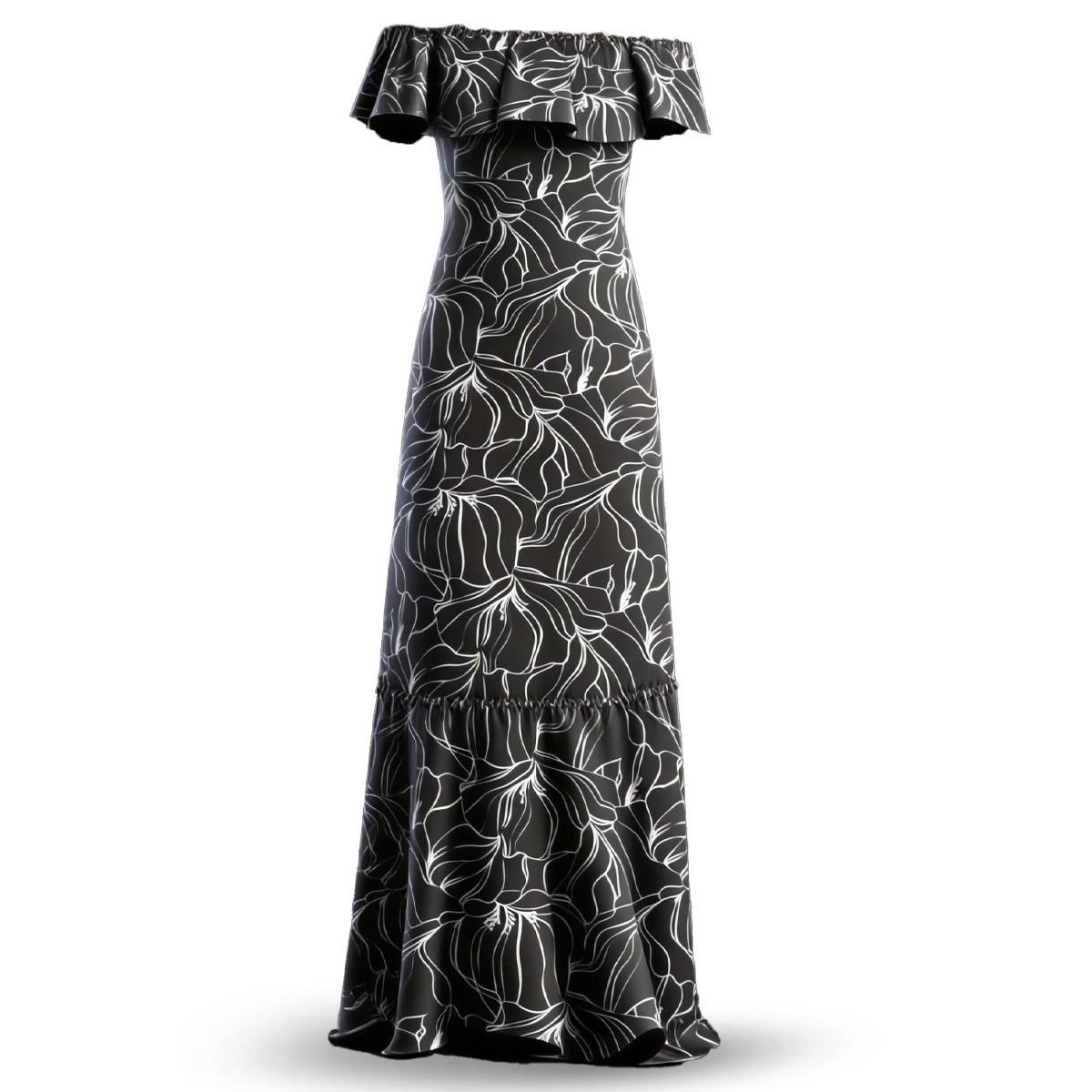 Vestido Campesino Mujer Estampado Exclusivo Ajuste Espalda Fresco