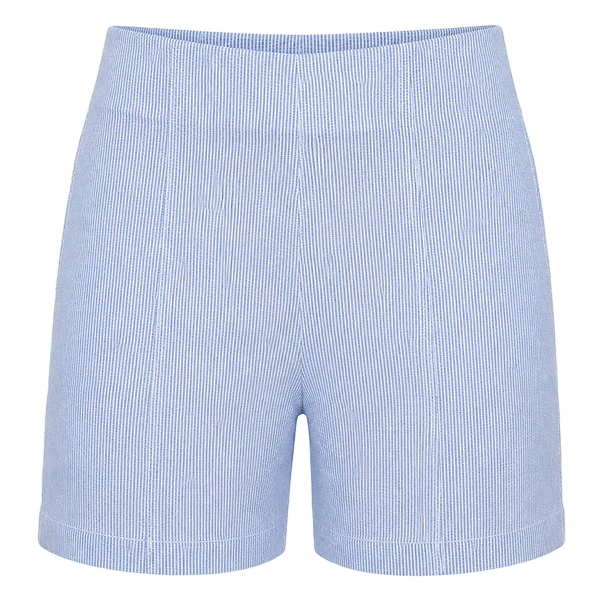 Short Mujer Rayado Vertical Ajuste Stretch Cómodo y Moderno