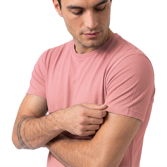 Playera de manga larga stretch para hombre Muscle Fit