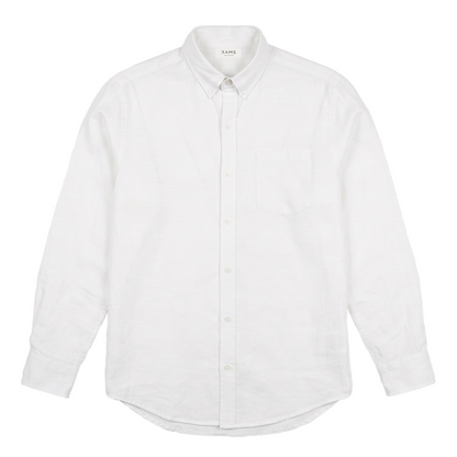 Camisa de manga larga para hombre color blanco