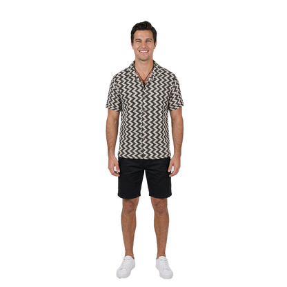 Camisa Manga Corta Hombre Casual Fresca Ideal para Verano