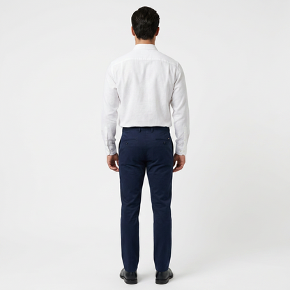 Camisa de manga larga para hombre color blanco