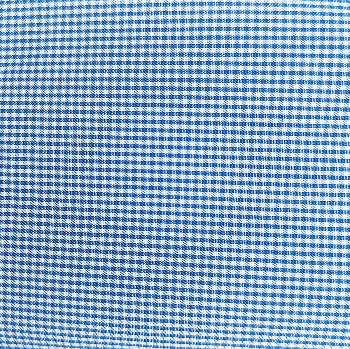Blusa Azul Mujer Sin Mangas Cuadros Pequeños con Moños