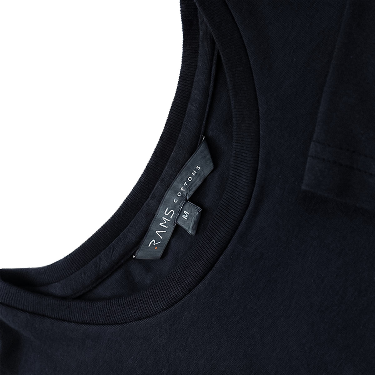 Men's Black Crew Neck Short Sleeve Basic Muscle Fit T-Shirt