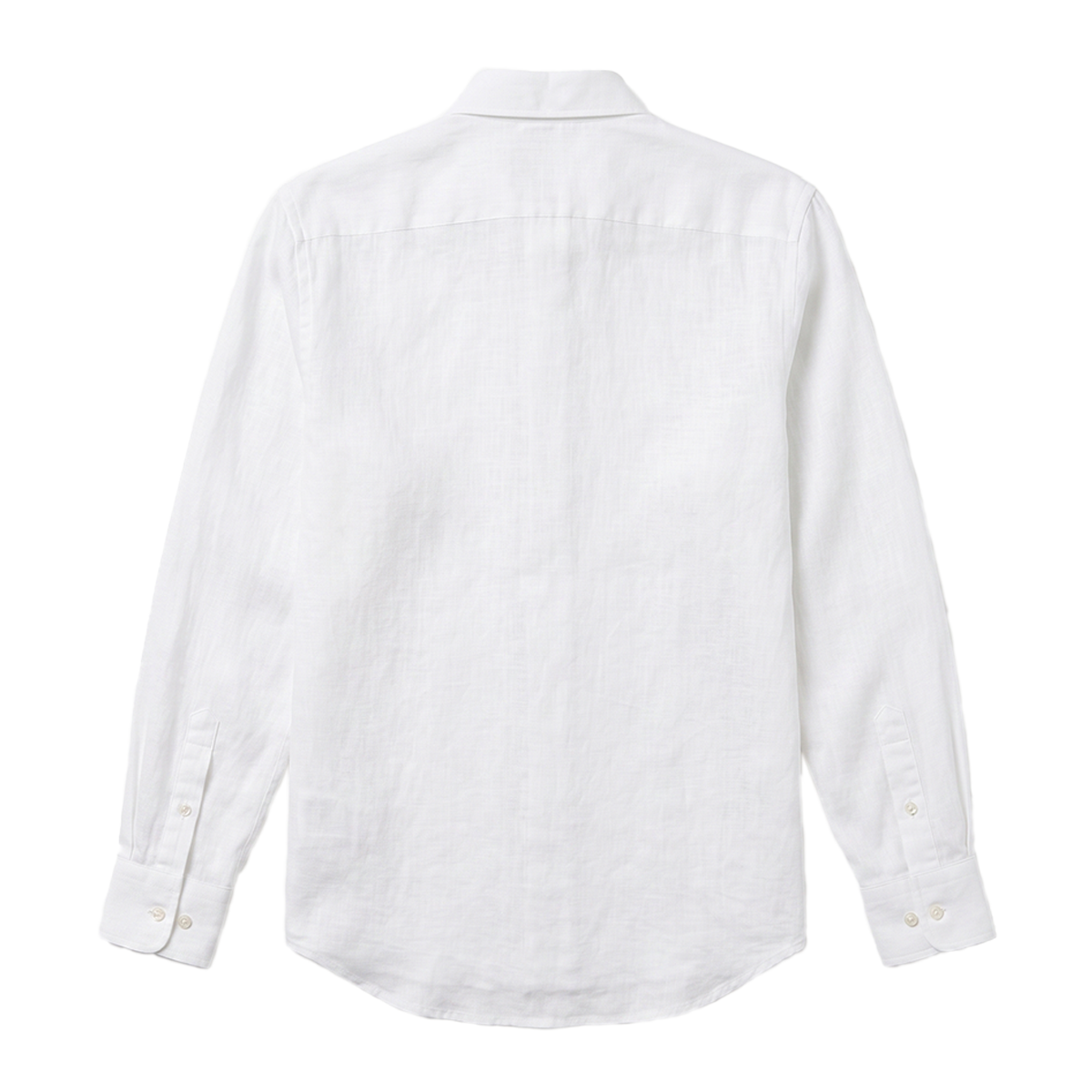 Camisa de manga larga para hombre color blanco