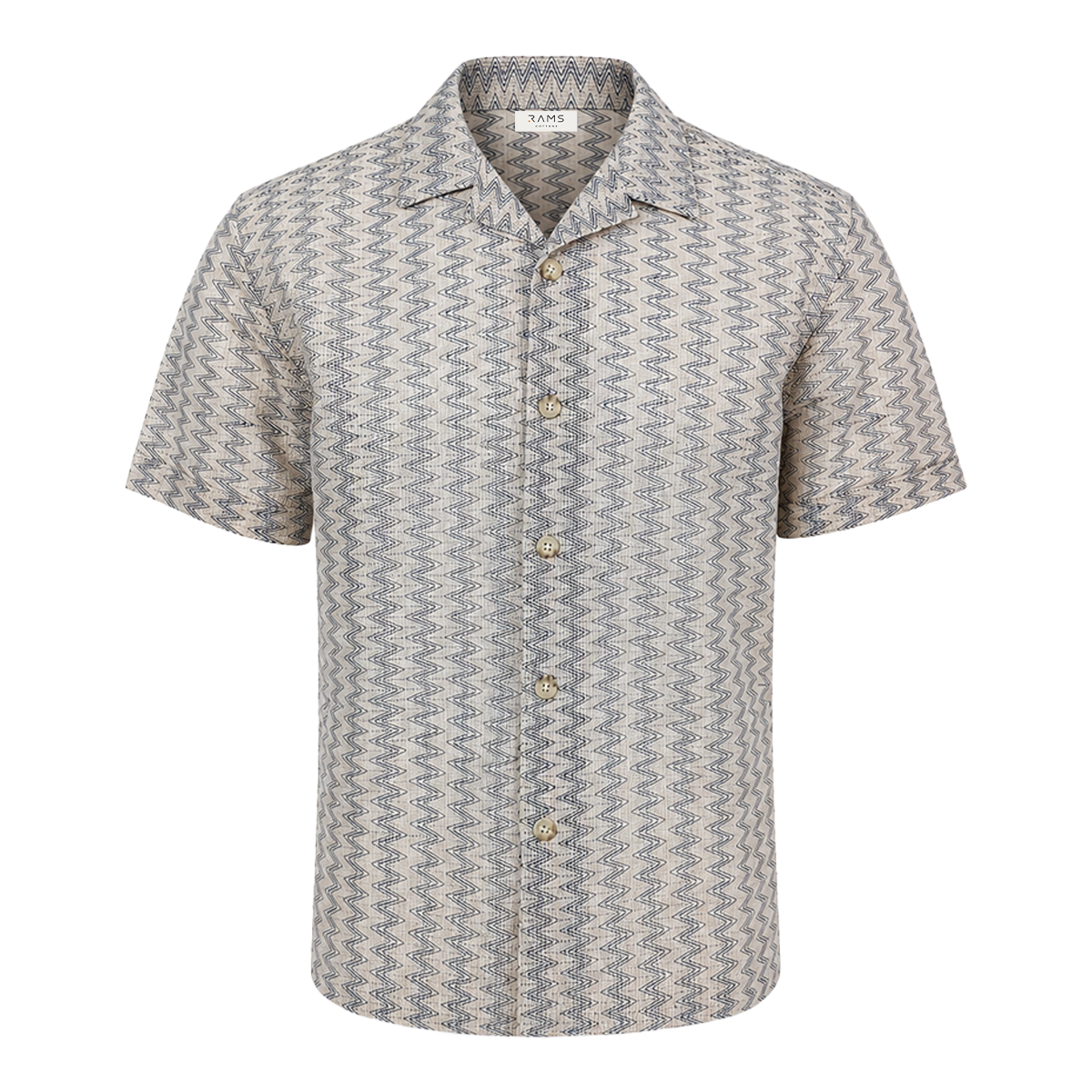 Camisa Hombre Verano Manga Corta Casual Corte Relajado