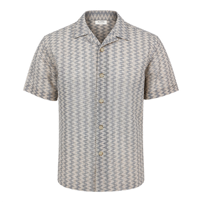 Camisa Hombre Verano Manga Corta Casual Corte Relajado