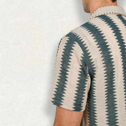 Camisa Hombre Playa Manga Corta Ligera y Cómoda