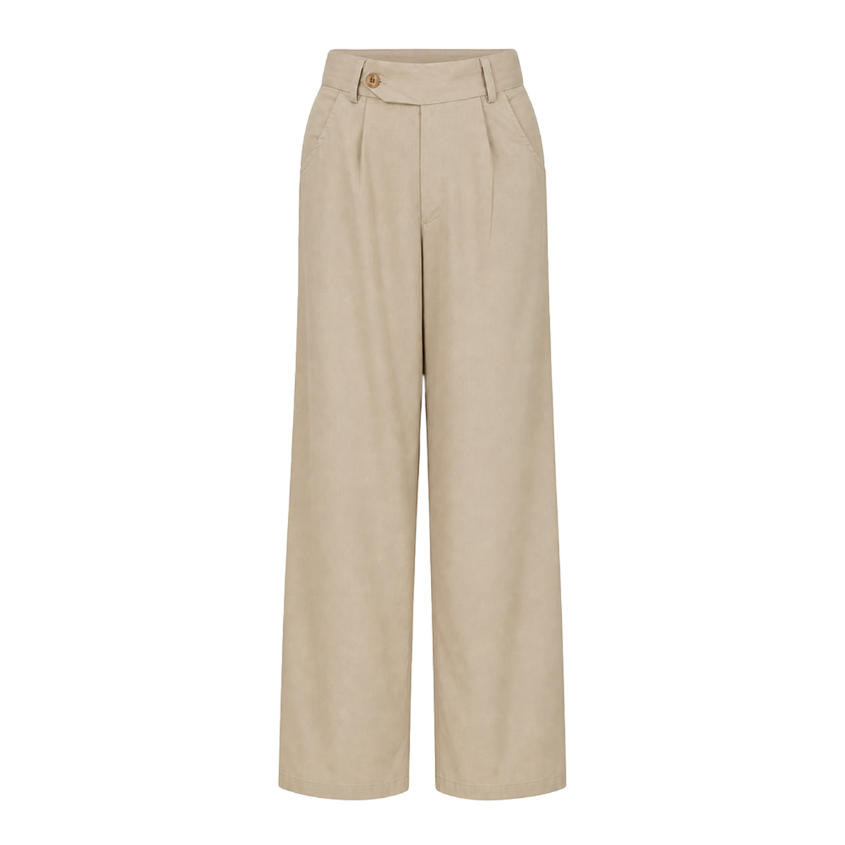 Pantalón de Vestir Mujer Corte Recto Elástico Trasero Rayas